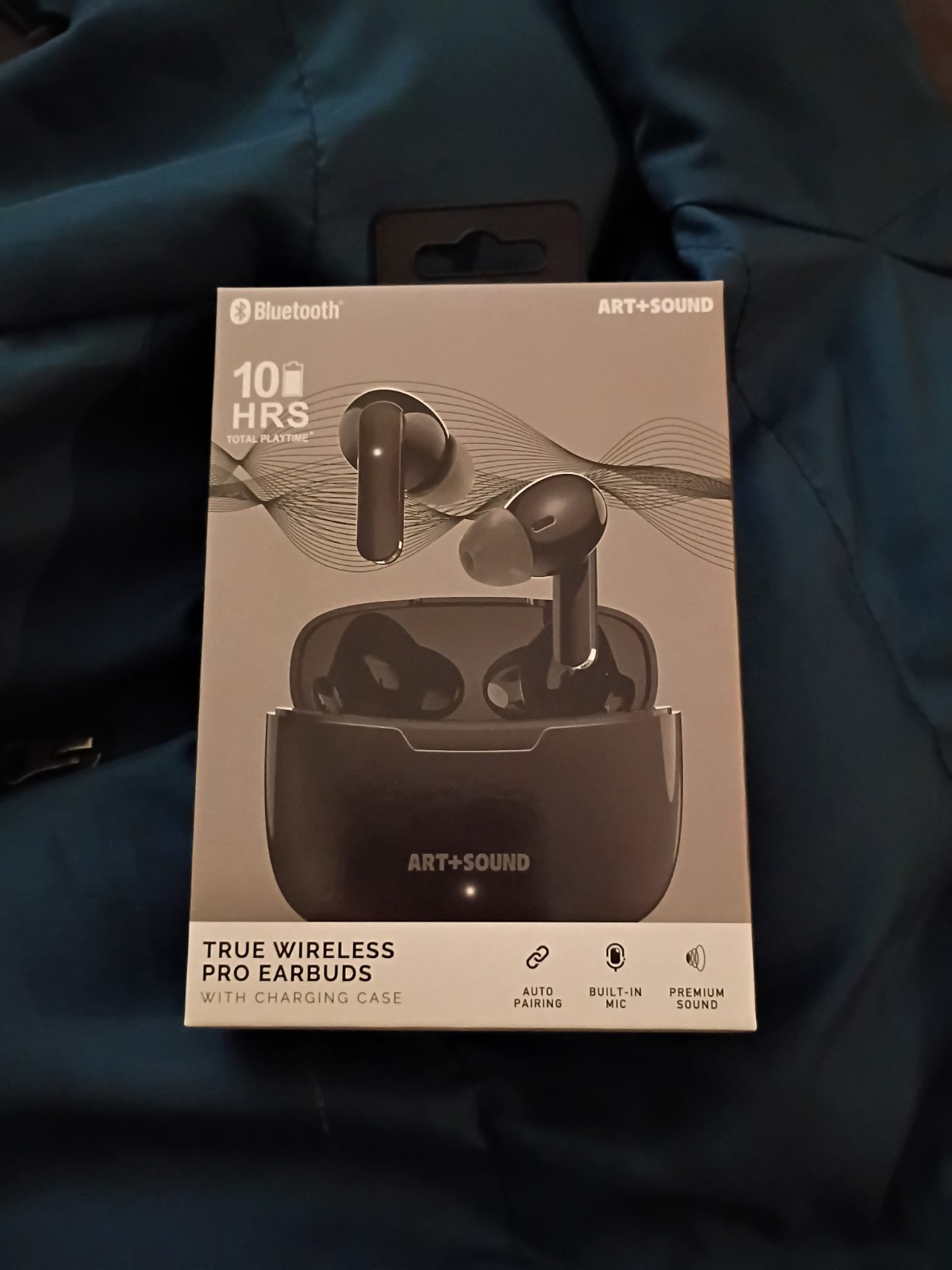 Art+Sound Bluetooth True Wireless Pro Ear Buds, Black, Brand New