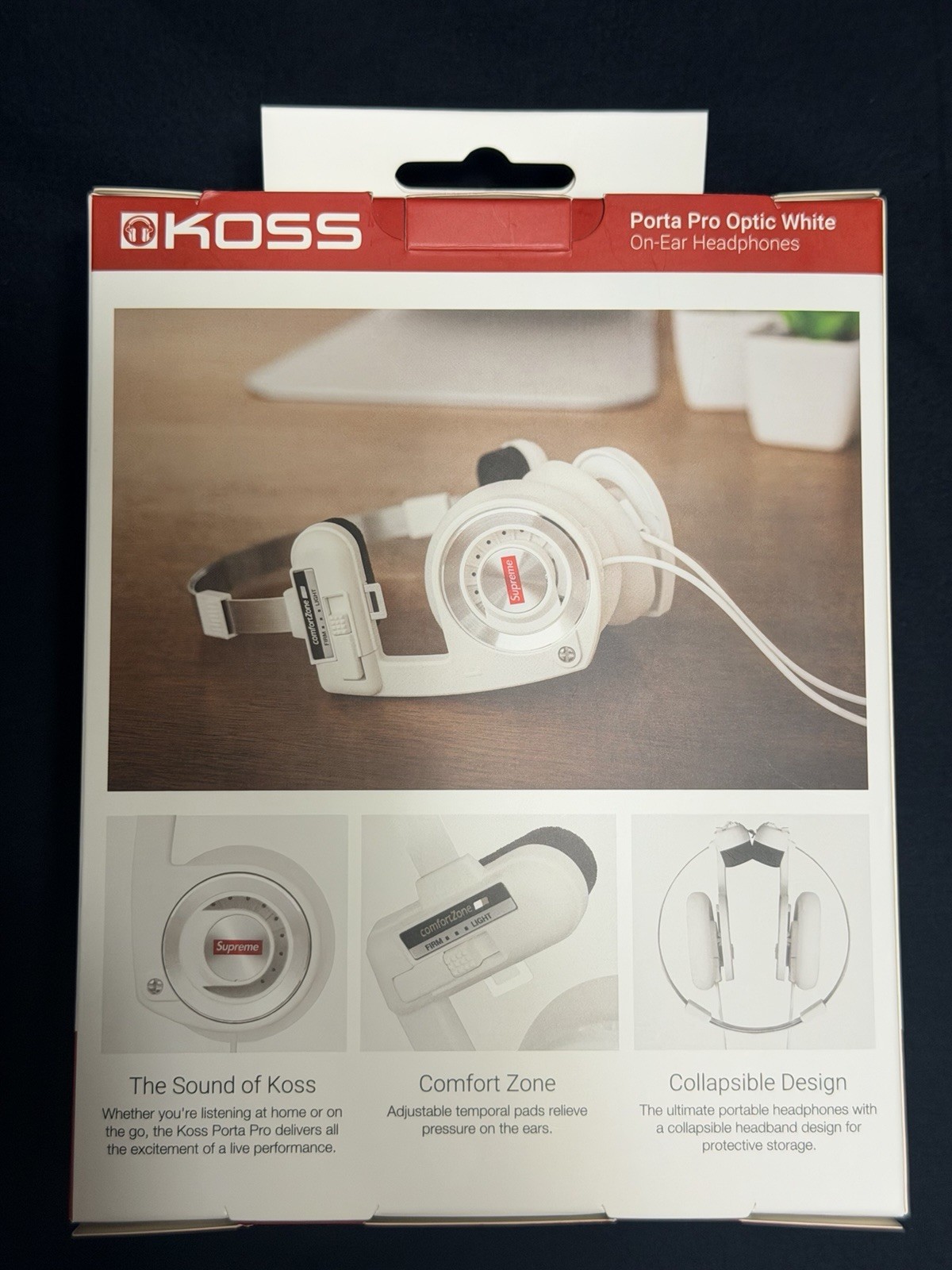 Supreme x Koss Portapro Headphones White – BRAND NEW