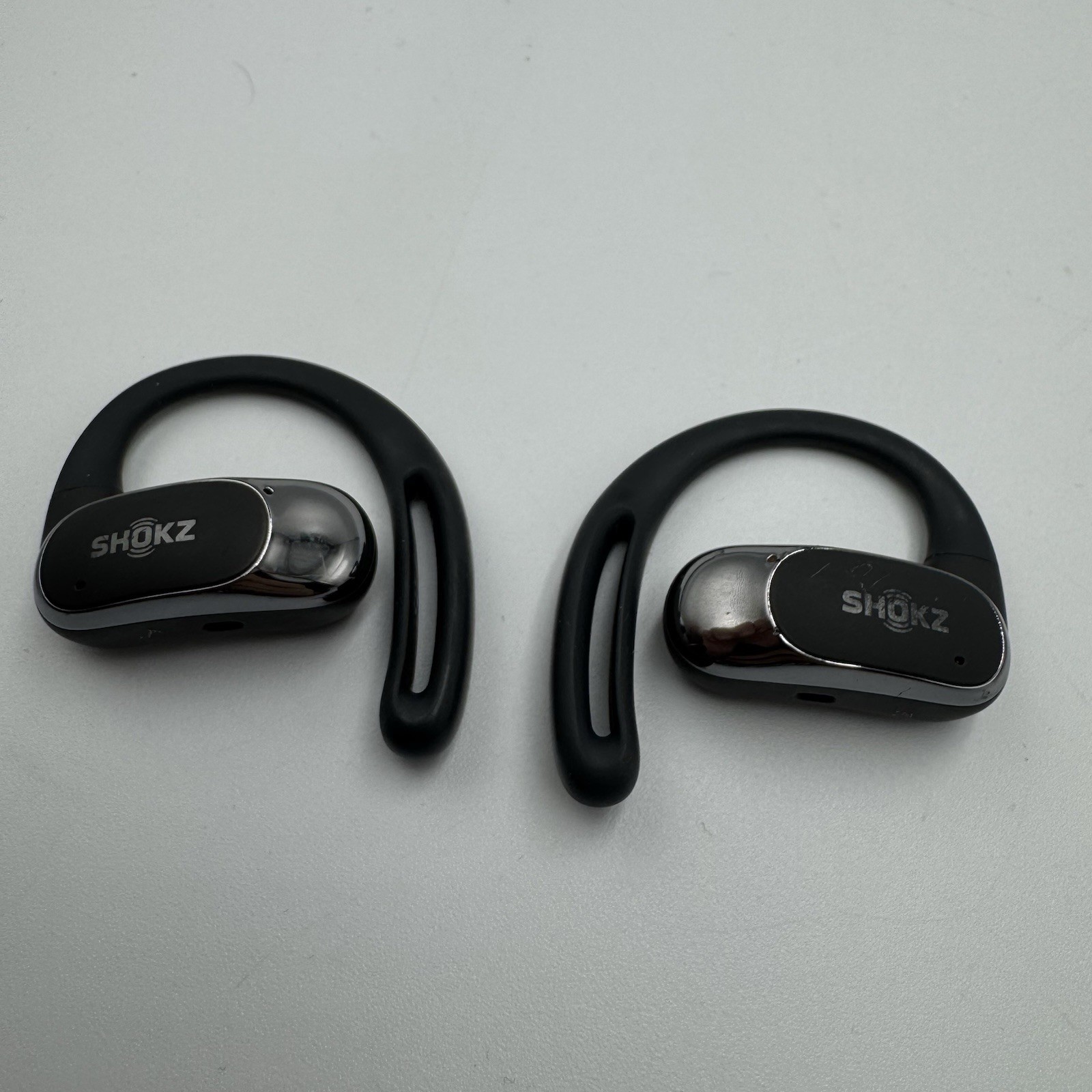 Shokz OpenFit Air T511 Open-Ear Bluetooth Earbuds Black Tested