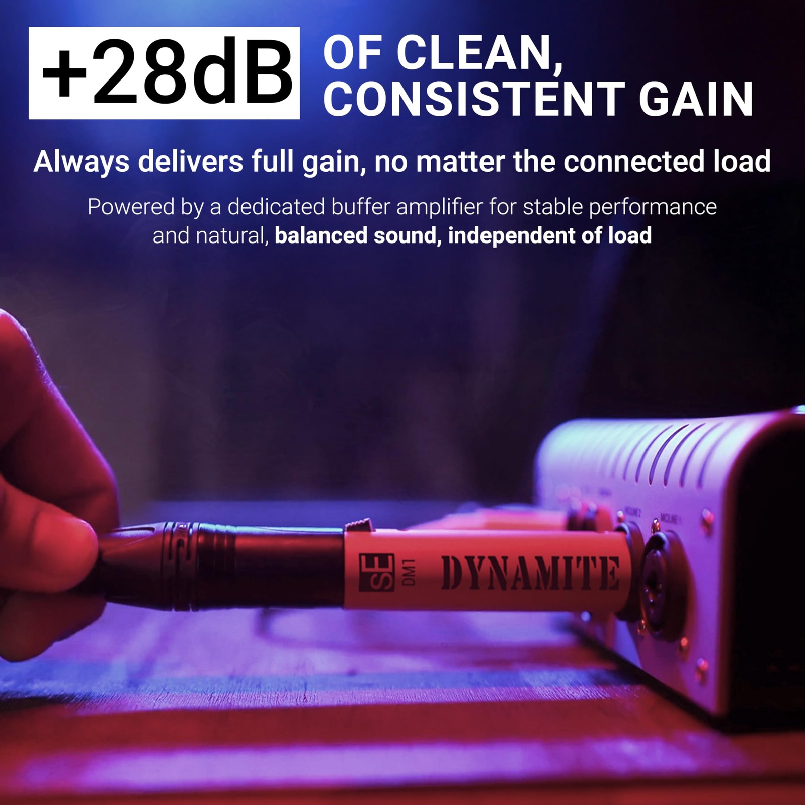 SE ELECTRONICS DM1 Dynamite Ultra-Slim Inline Microphone Preamp for