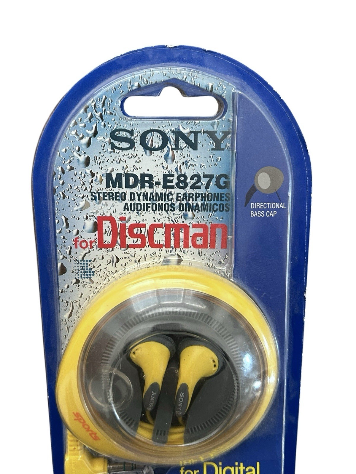 Vintage Sony MDR-E827G In-ear Headphones Sport Discman Mega Bass Fontopia 1995