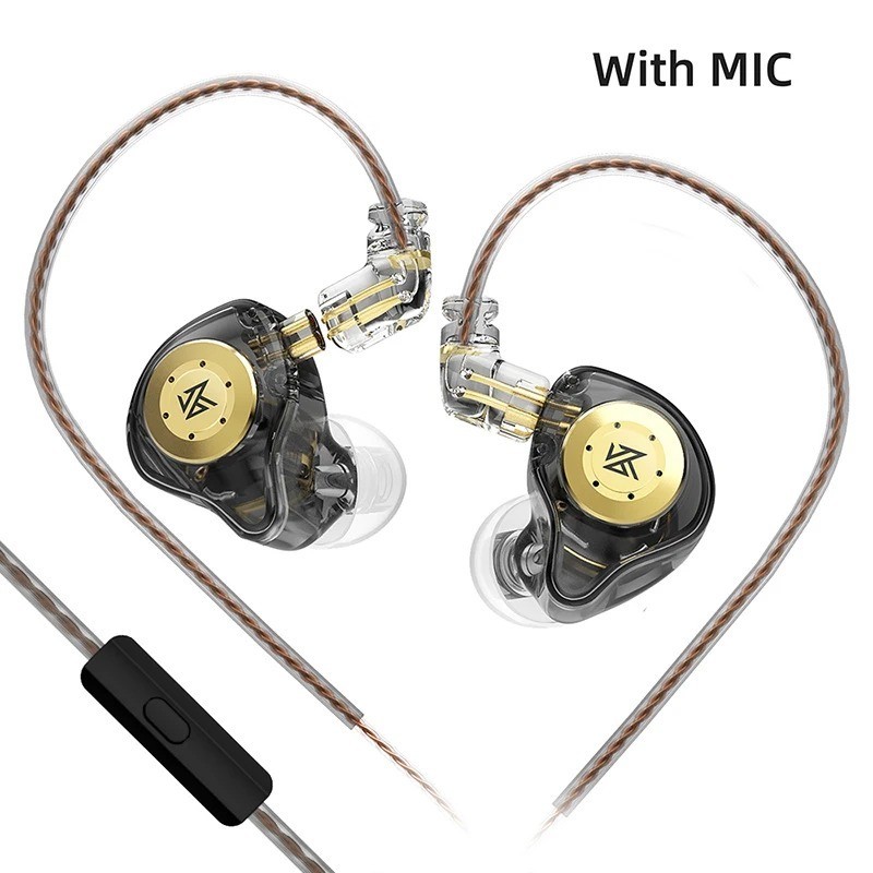 Kz Edx Pro Earphones Dynamic in Ear Monitor Hifi Wired Headphones Bass Stereo Ga