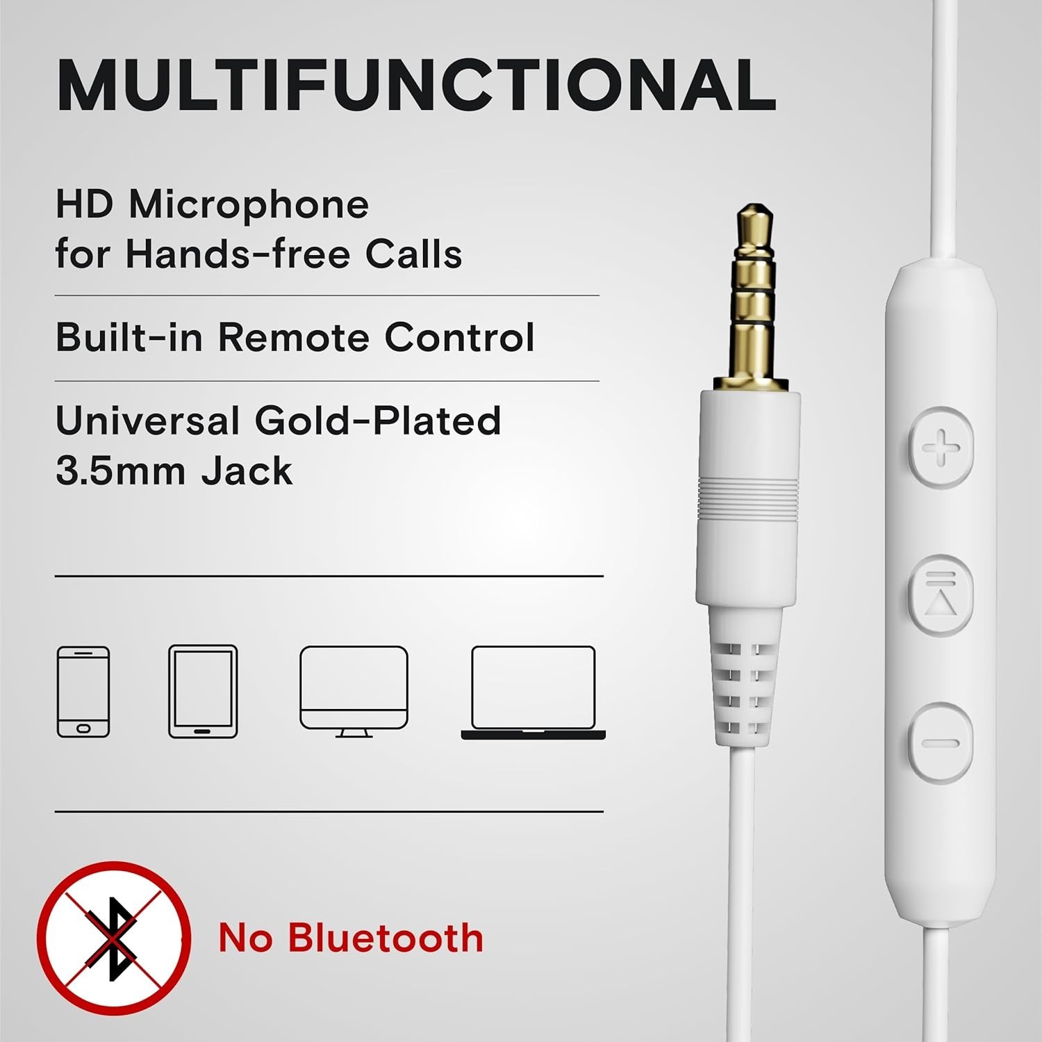 CL750 On-Ear Headphones with Mic & Volume Control for Gaming and Calls