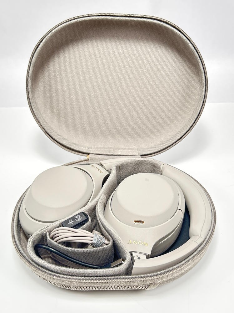Sony WH-1000XM4 Wireless Noise Canceling Headphones Mic Alexa Silver ANC