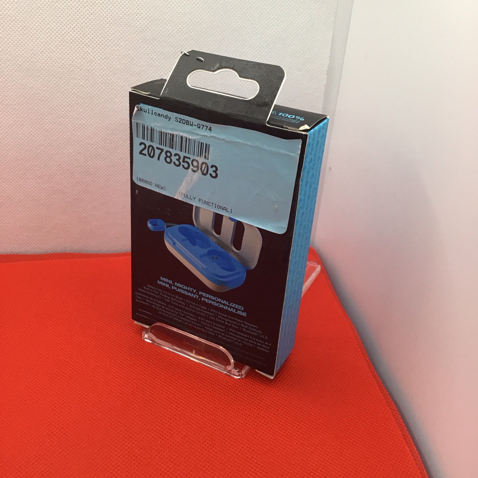 Skullcandy DIME XT2 True Earbuds – Light Blue Gray Brand New