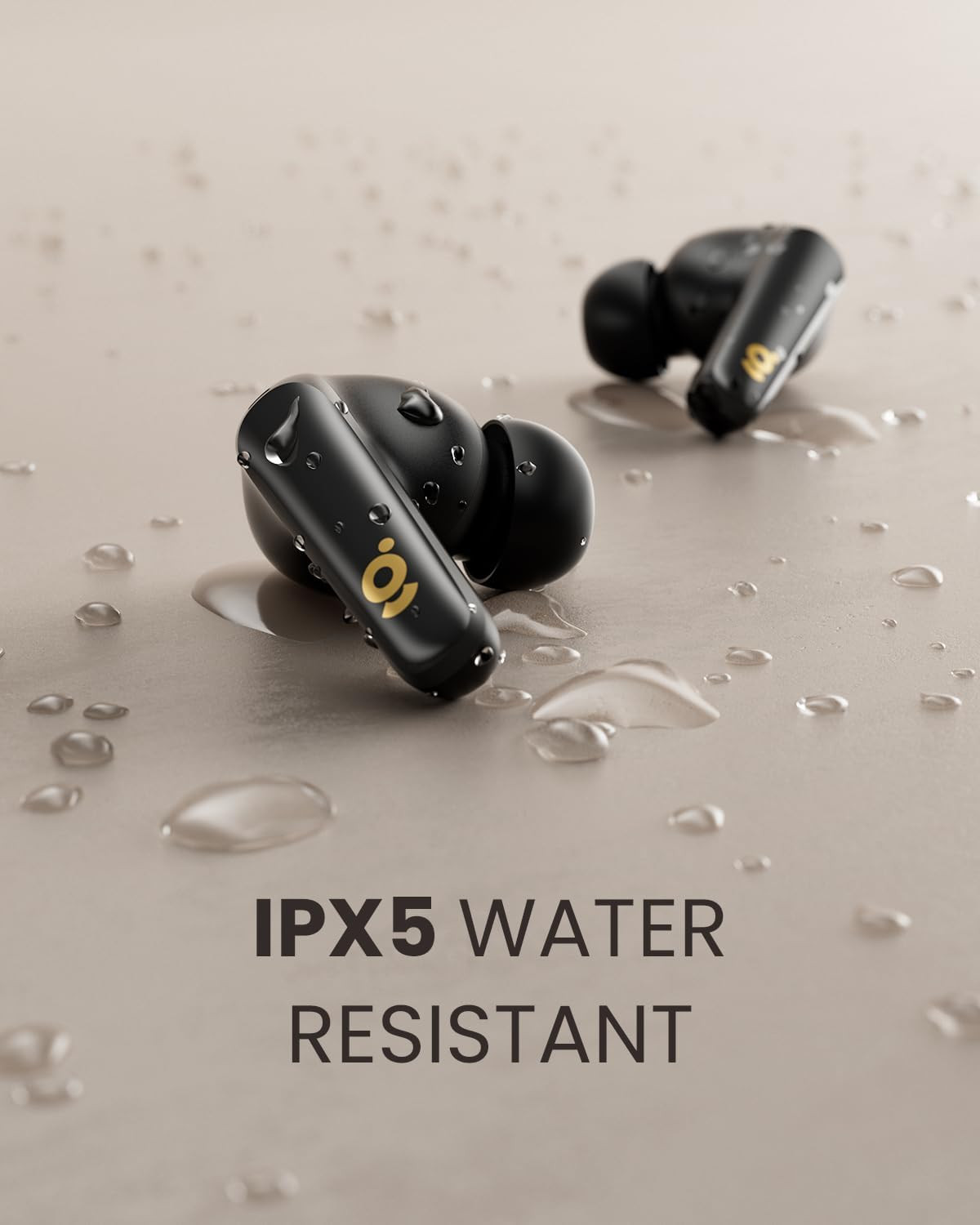 Wireless In-Ear Earbuds 4 Mics ENC Call-Enhancing Rophones 40H Playtime Workouts
