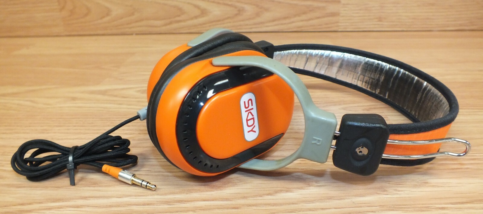 Genuine Skullcandy (SKDY) Federation Orange & Black Agent Headphones **READ**