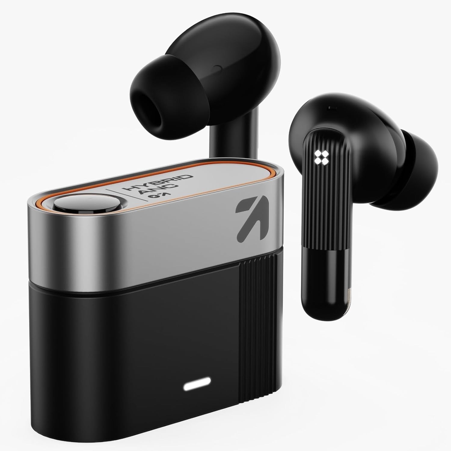 GOBOULT Earl TWS Earbuds with Hybrid ANC (Upto 50dB) 10mm Dual Drivers, Upto 50H