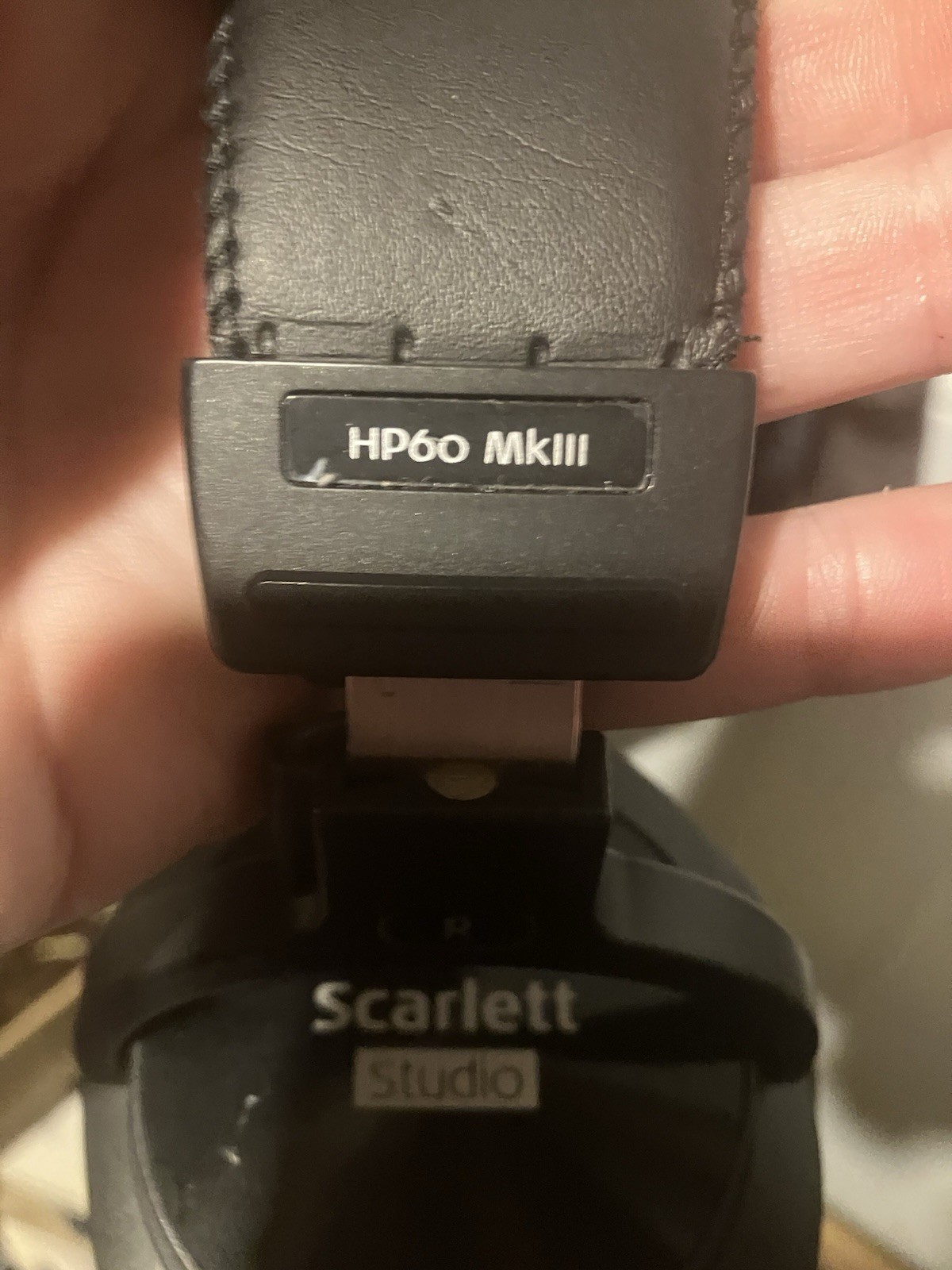 Scarlett Brand HP60 MkIII Studio Edition Headphones Dual Plug Head Option Set