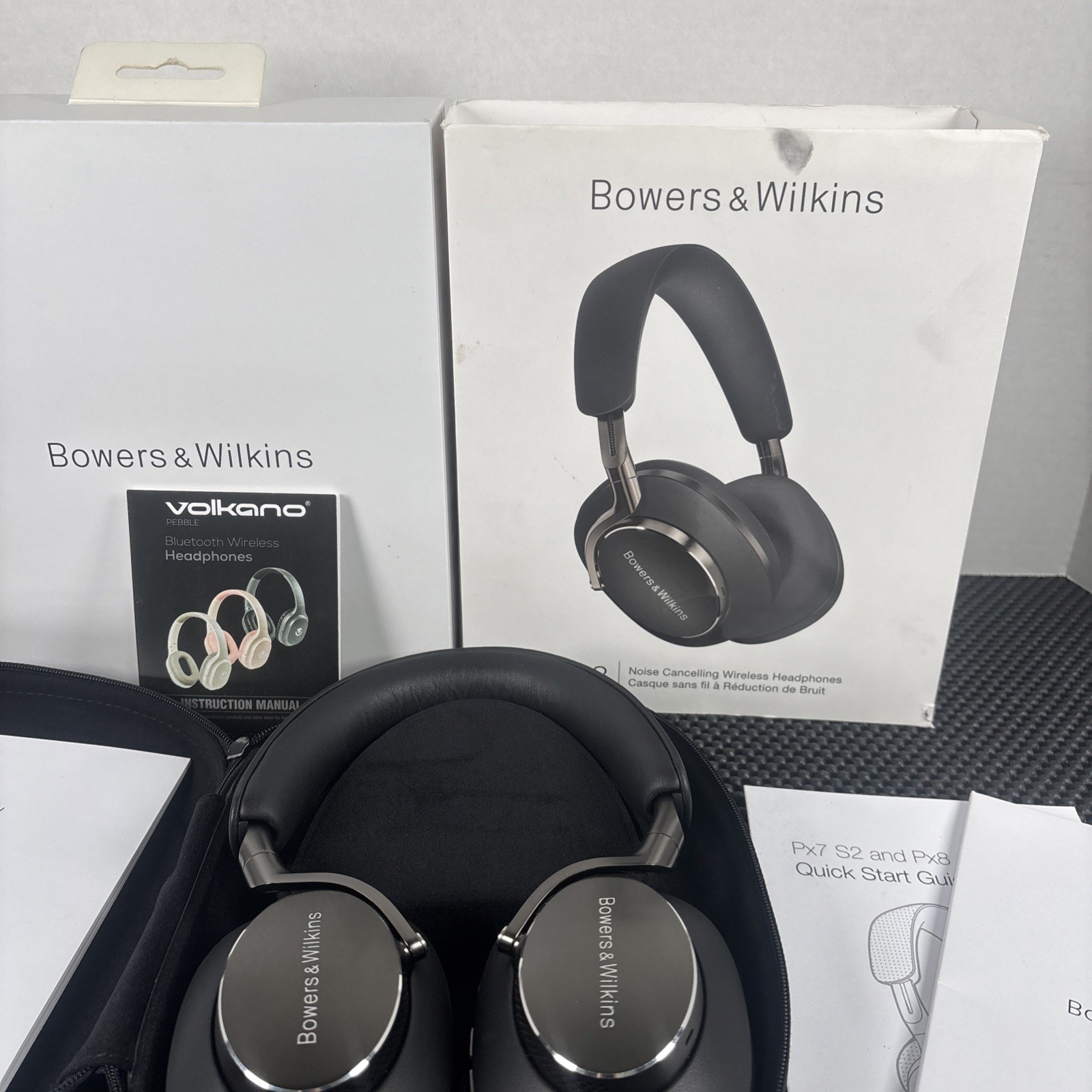 Bowers & Wilkins Px8 Wireless Over-Ear Bluetooth Headphones Black FP42951 – USED