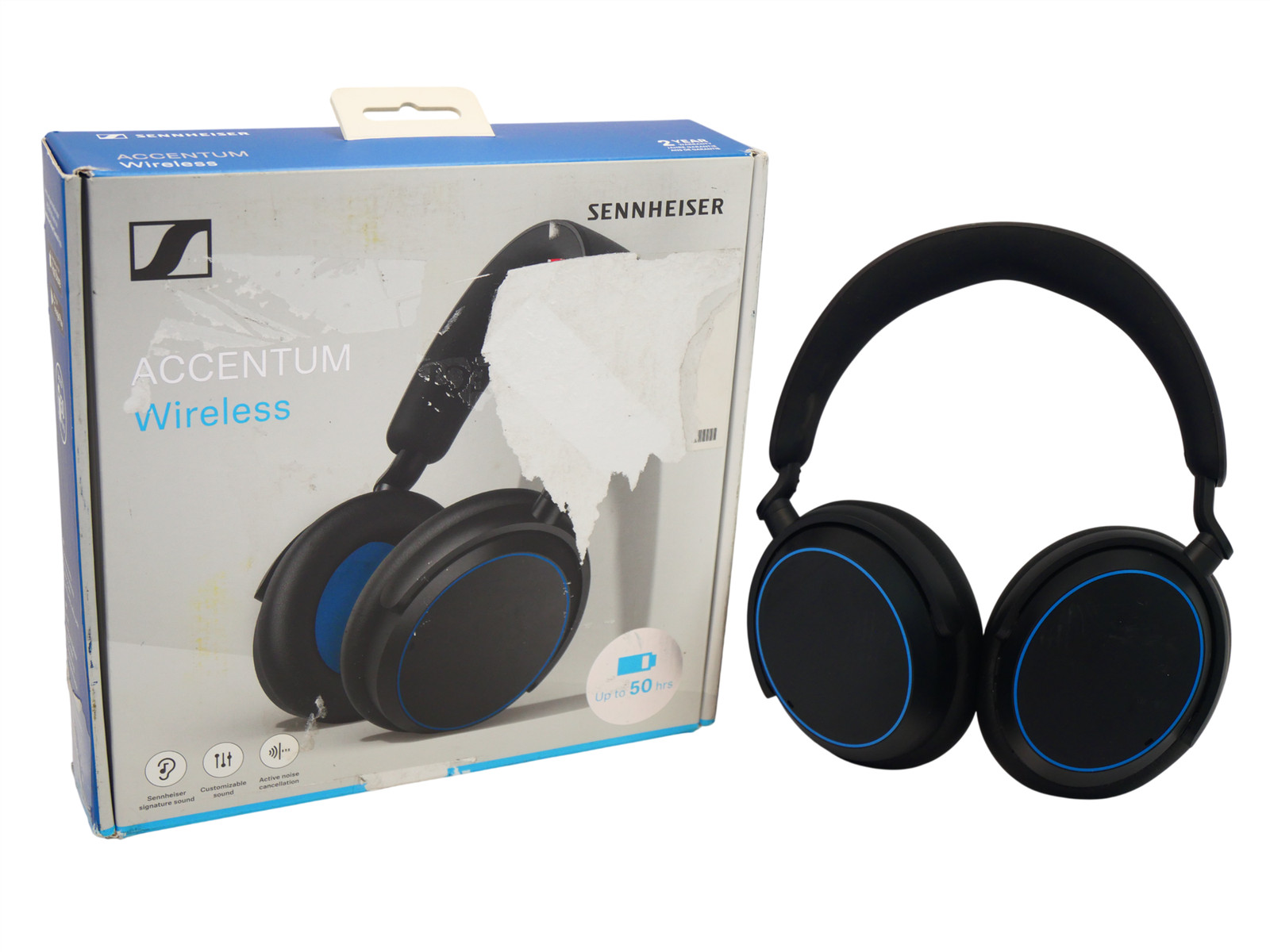 Sennheiser ACCENTUM Wireless Headphones noise cancellation – Free shipping