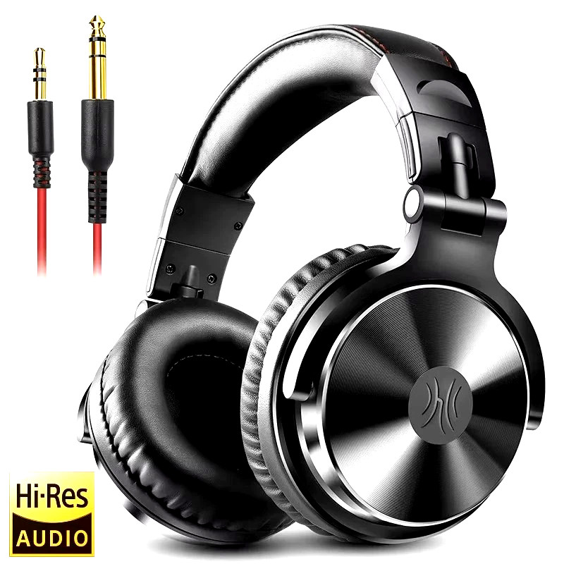 OneOdio Wired Studio Pro DJ Headphones with Microphone | Hi-Res Audio Over Ear
