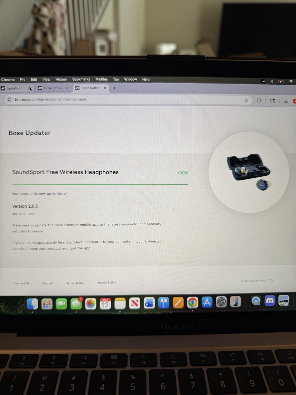 FOR PARTS ONLY Bose Soundsport Free Wireless Comes w/ Box SEE DESCRIPTION