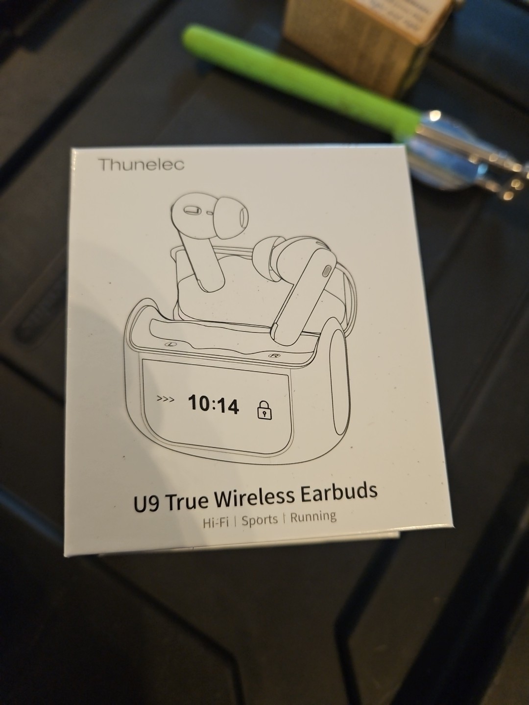 Thunelec U9 True Wireless Earbuds BNIB Bluetooth 5.4 ANC Touch Screen, Black