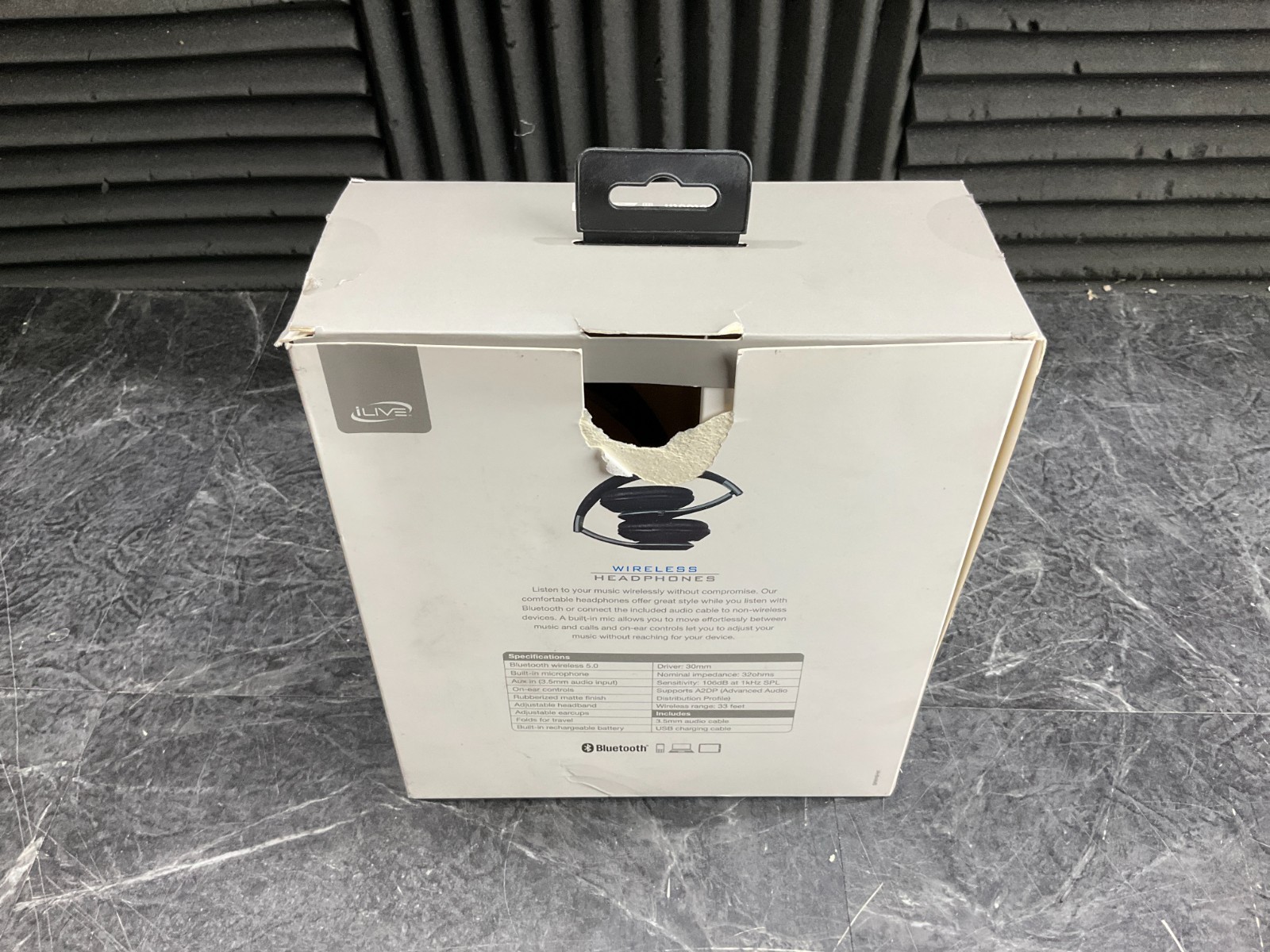 GPX iLive Bluetooth Headphones IAHB48MB-DPIS ✅ ❤️️ ✅ ❤️ NEW OPEN BOX