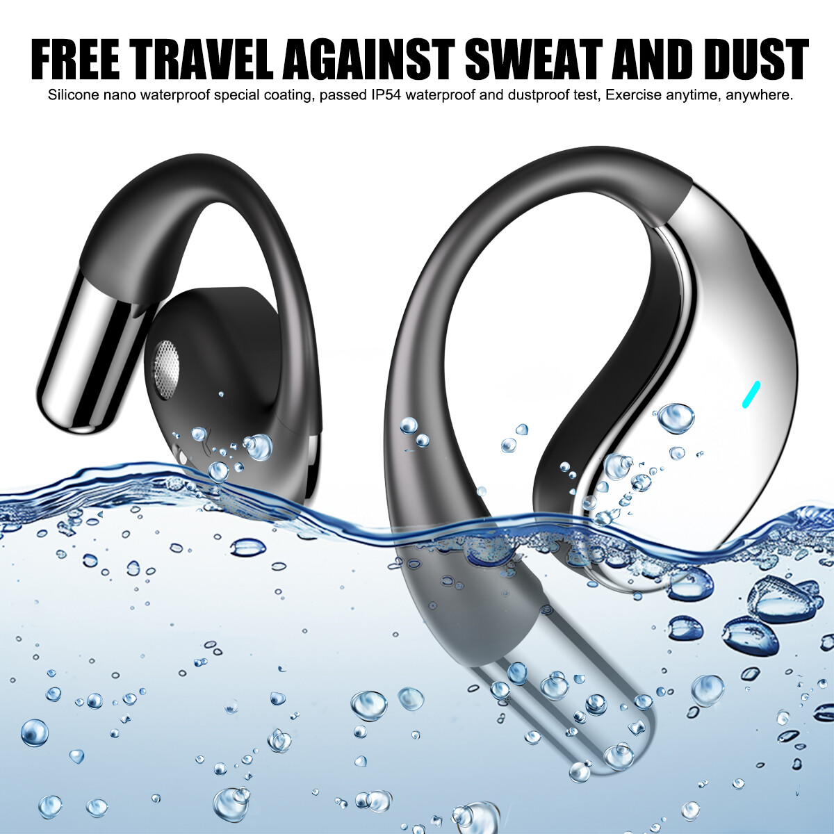 3-in-1 AI Smart Voice Translation Earbuds Real Time Translator 144+ Languages