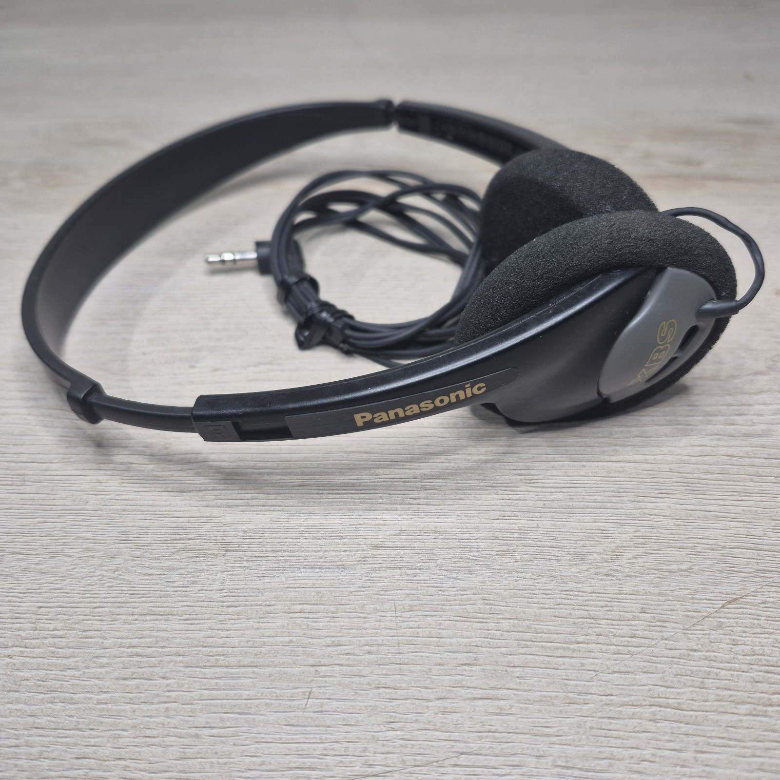 Vintage Panasonic Lightweight On-Ear Headphones with XBS Parts Only
