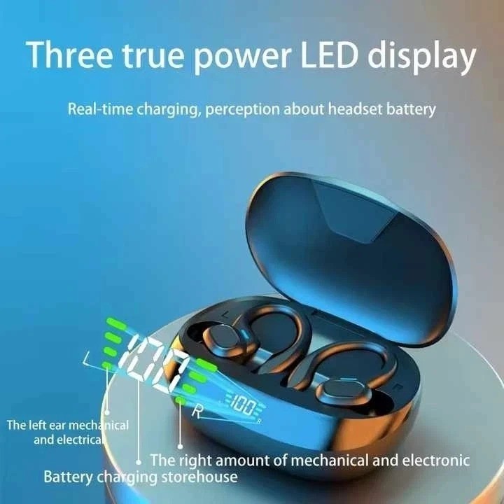 Earbuds Wireless Bluetooth Earphones Sports Ear Hook Running Bass TWS Headphone