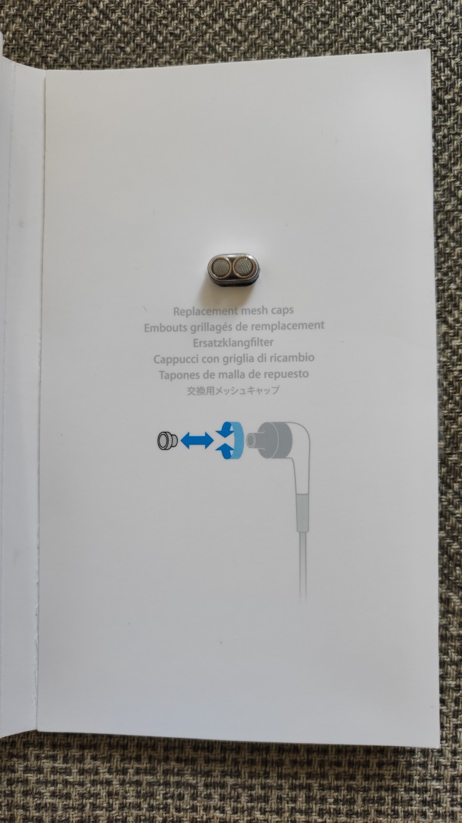 Apple In-Ear Headphones Remote Mic MA850G/B – Vintage Vg CIB Open Box NEW