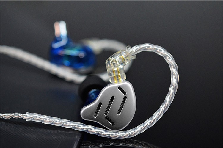 KZ ZAX HiFi In Ear Headphones 3.5mm Wired Earbuds with L-Plug & Hybrid Driver