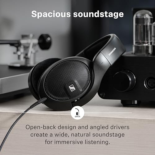 Sennheiser Open-Back Over-Ear Wired Headphones – Neutral, Natural Sound HD 560S