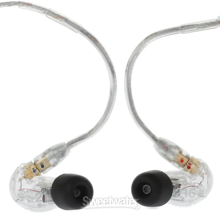 Shure SE215 Sound Isolating Earphones – Clear