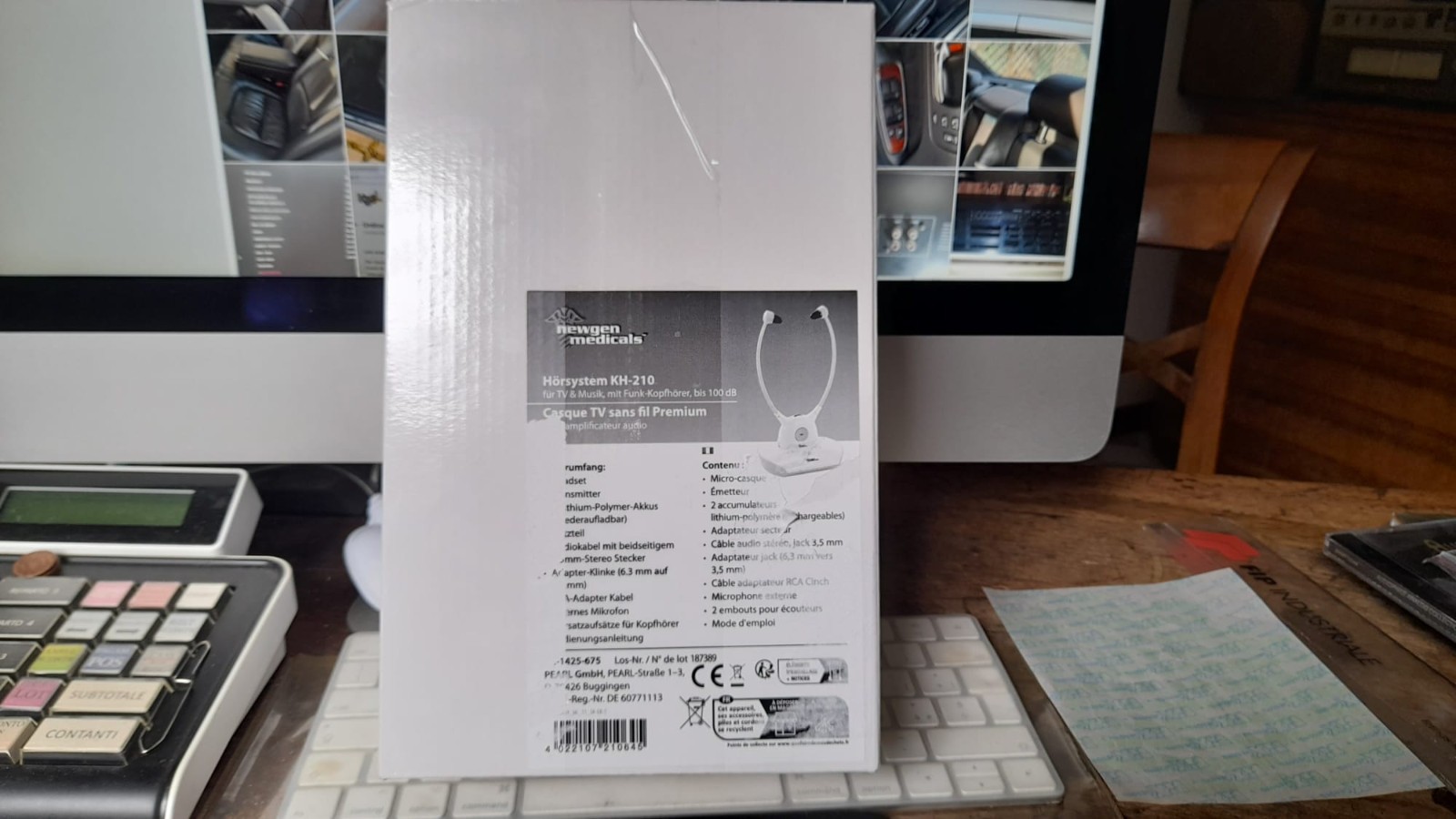 KH-210 NEWGEN MEDICALS 3 POSITION HEADPHONES FOR THE IMPAIRED – GERMANY