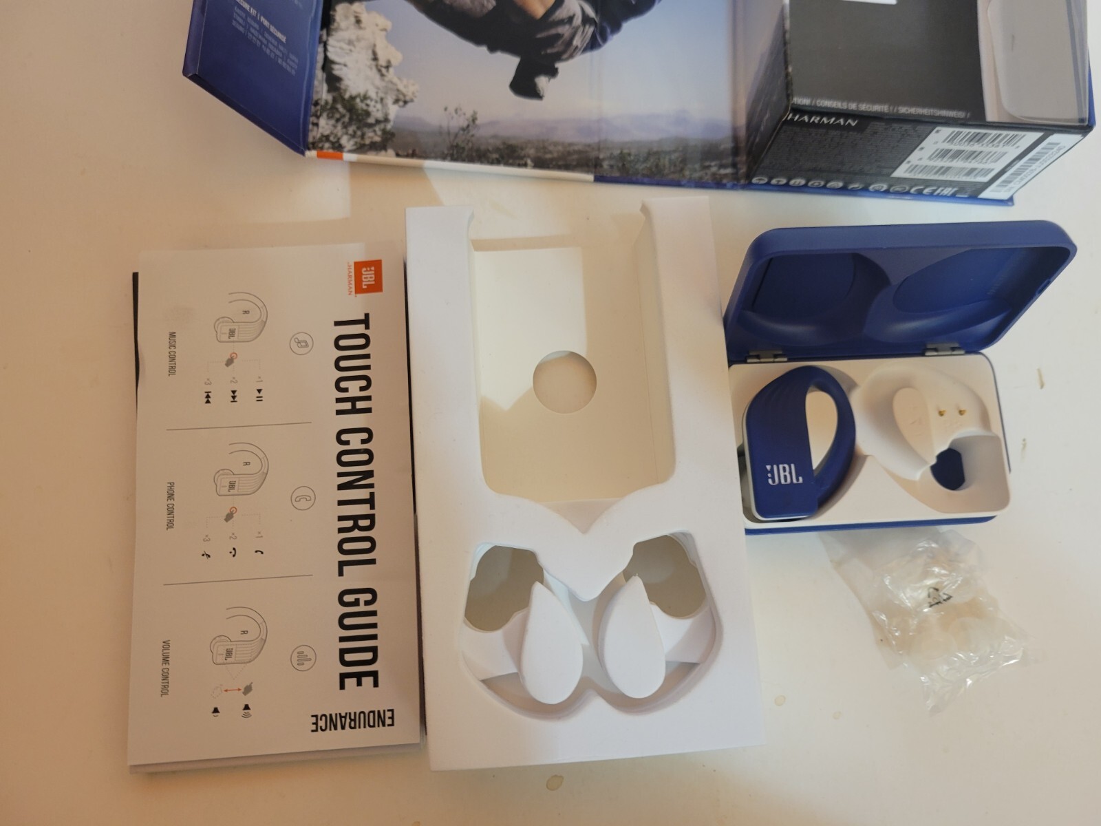 JBL Endurance Peak True by Harman Kardon – Blue – Only one Earbud