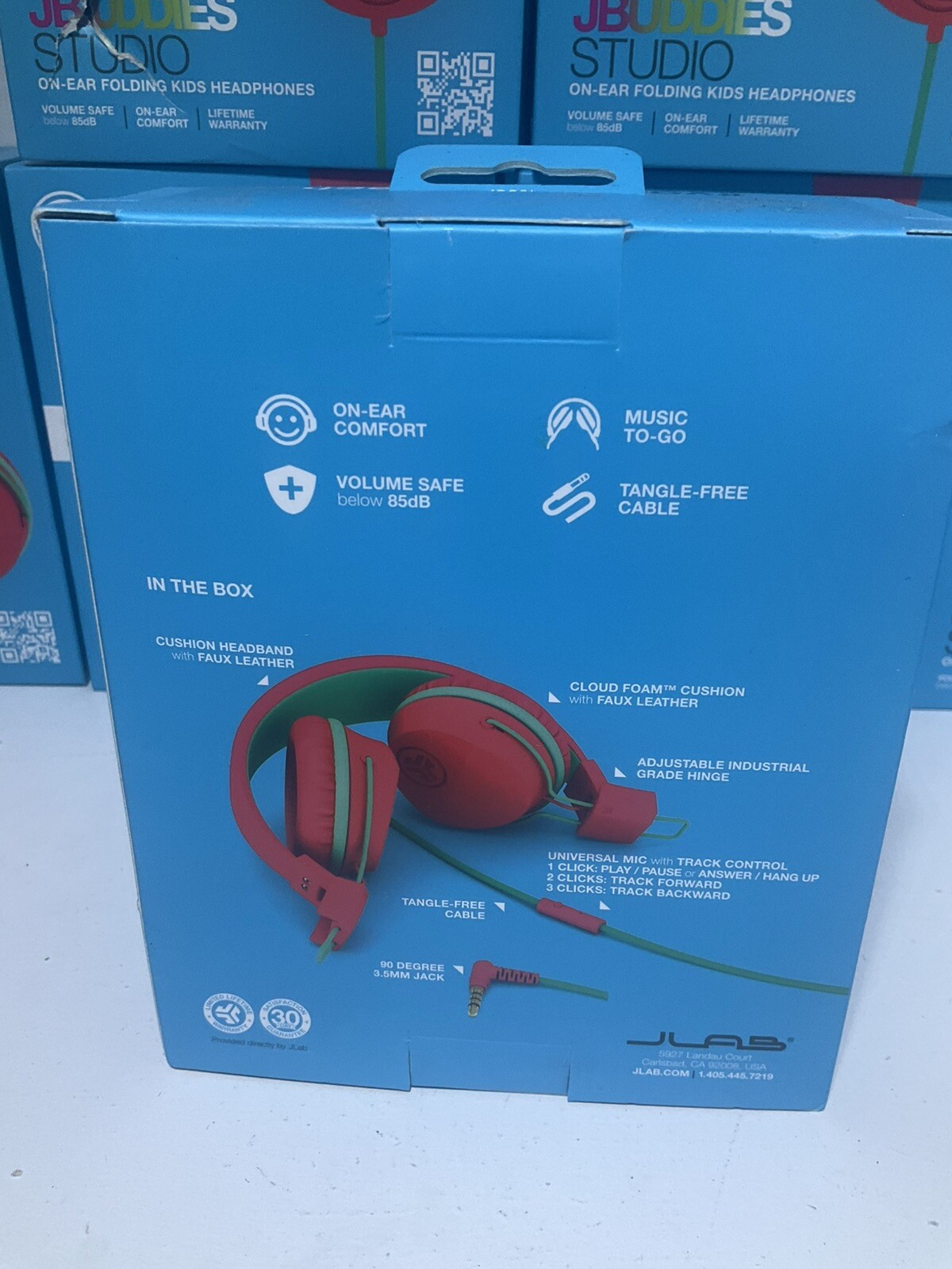 Lot of 7 JLab JBuddies Studio Wired Kids Headphones On-Ear, Sealed! Brand New