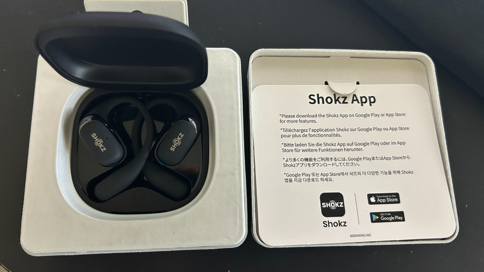 Shokz OpenFit 2 True Wireless Open-Ear Earphones – Black T920 -Never Used