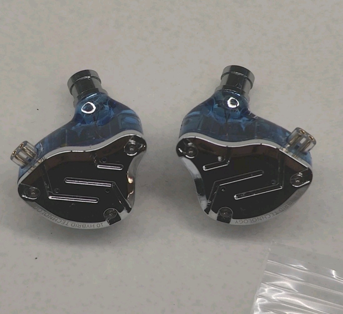 KZ ZS10 Pro, Linsoul 4BA+1DD 5 Driver in-Ear HiFi Earphones w/o Mic, Blue