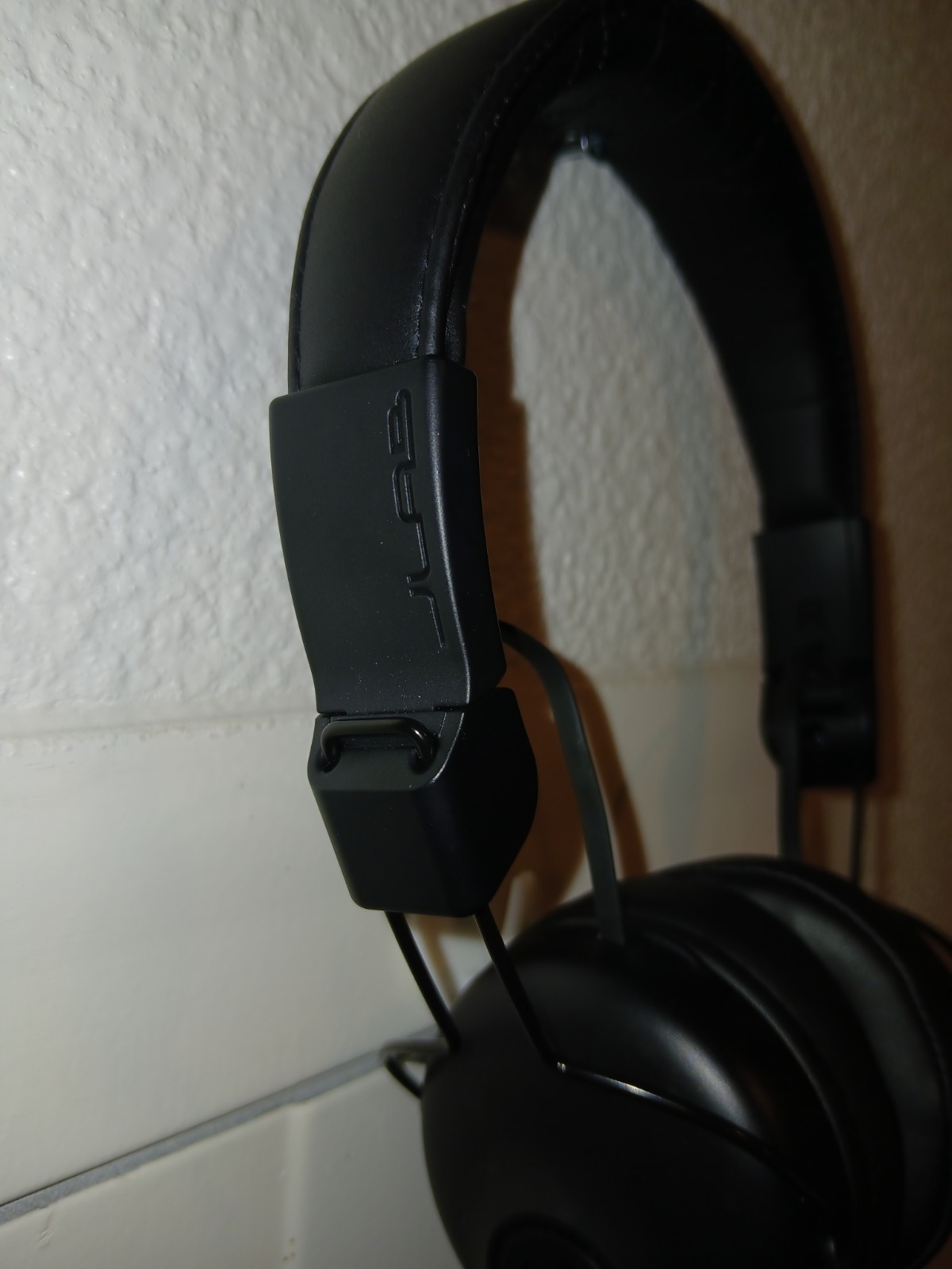 JLab Studio Bluetooth Wireless On-Ear Headphones – Black – White 30+ Hours