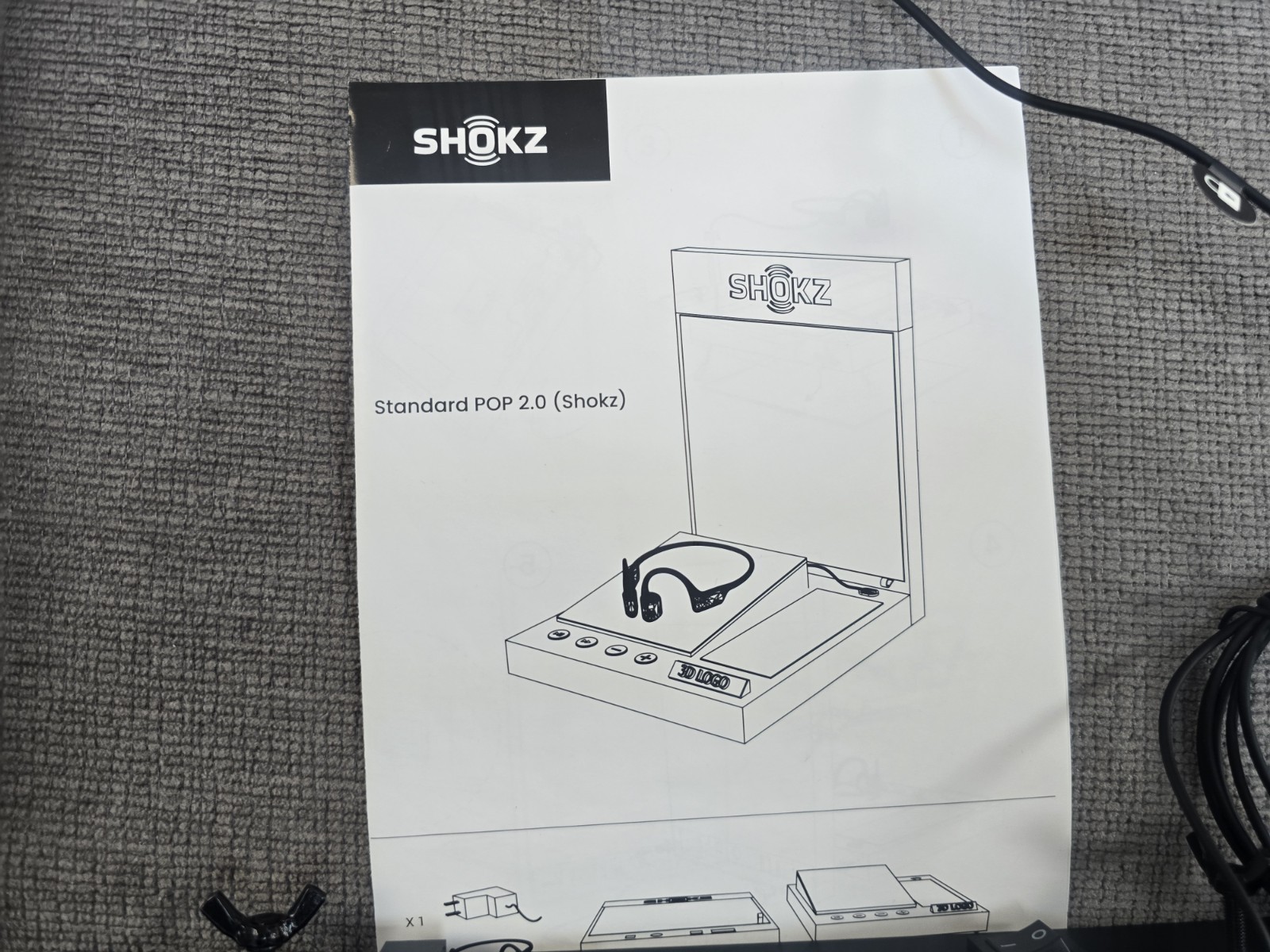 Shokz Countertop Display Unit – OpenRun Pro B-S810-BK-POP-SZ