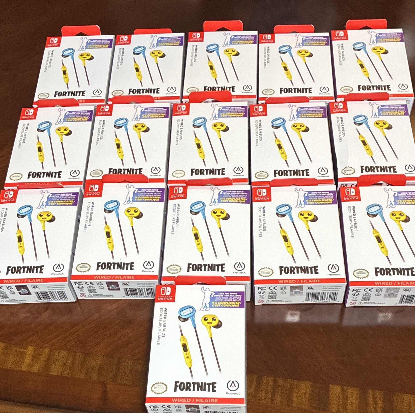 PowerA Fortnite Wired In-Ear Earbuds for Nintendo Switch, Gift code included