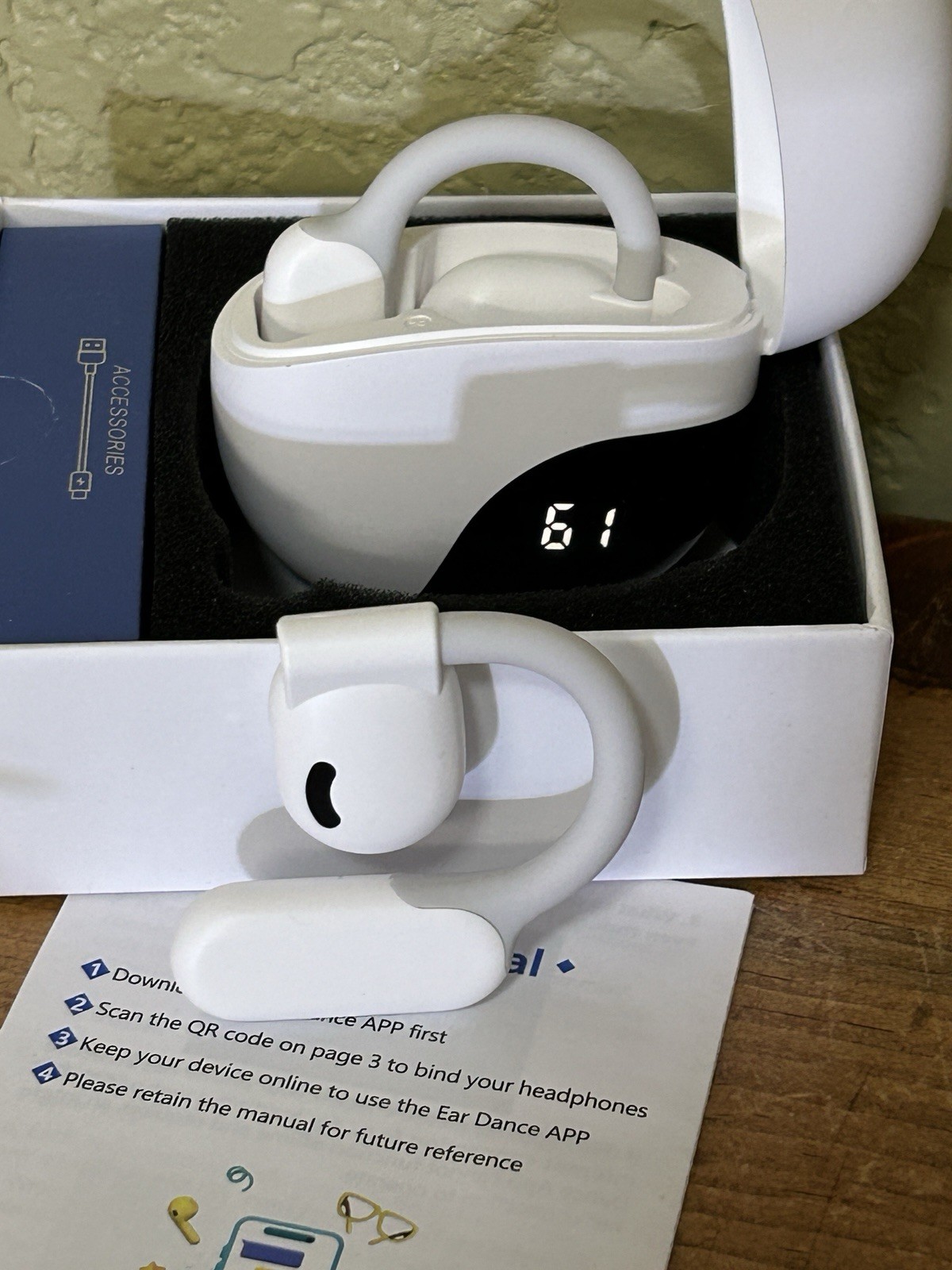 AI Translation Earbuds Real Time 164 Languages 80H Playtime Translator Ear Buds