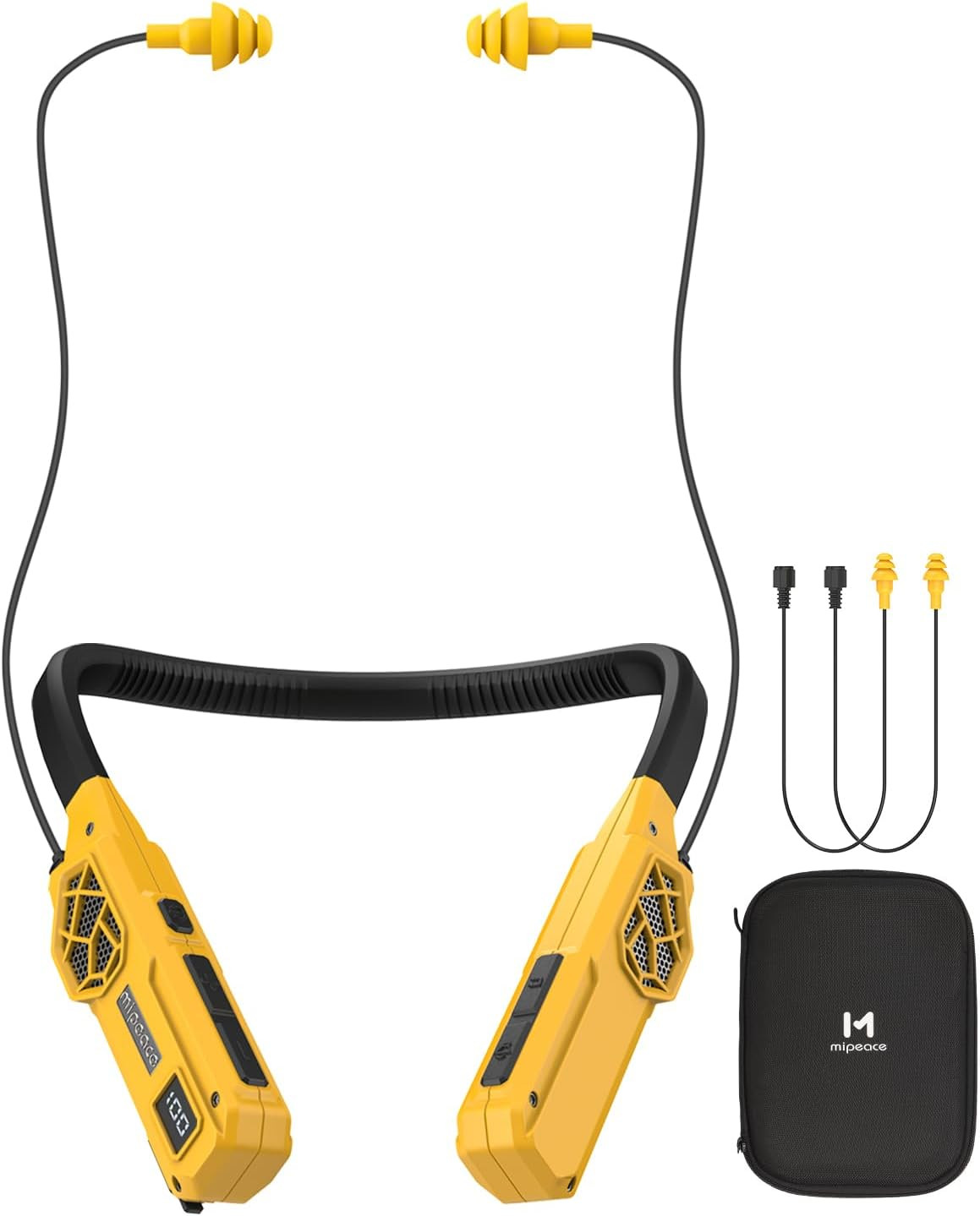 Neckband Bluetooth Headphones, 2-In-1 around the Neck Work Headphones-Osha Ap…