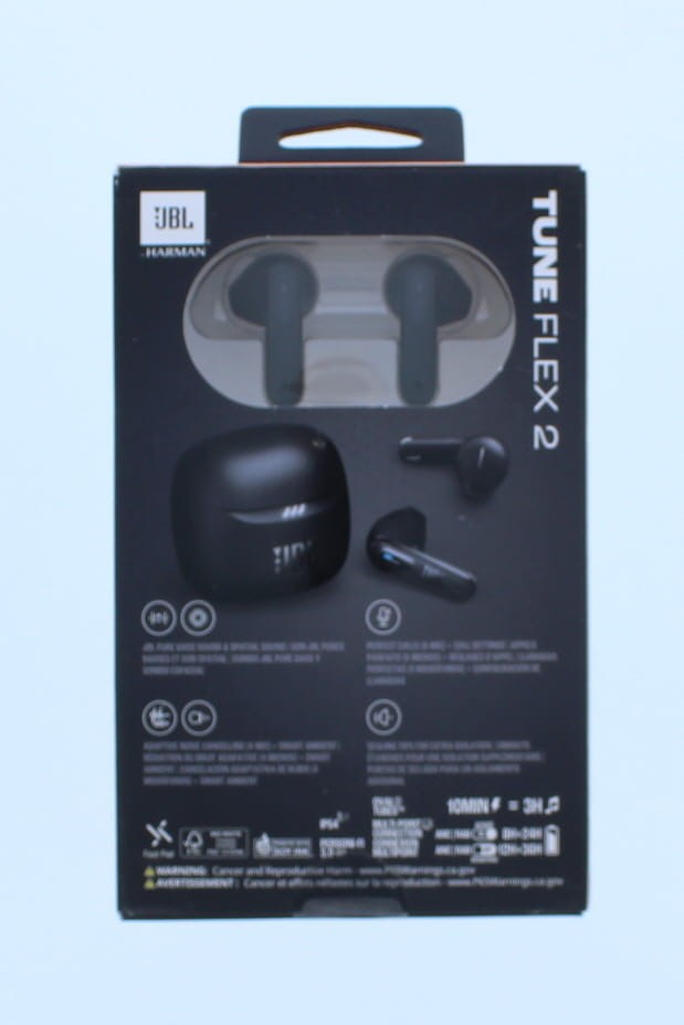 JBL Harman Tune Flex 2 Wireless Earbuds Black