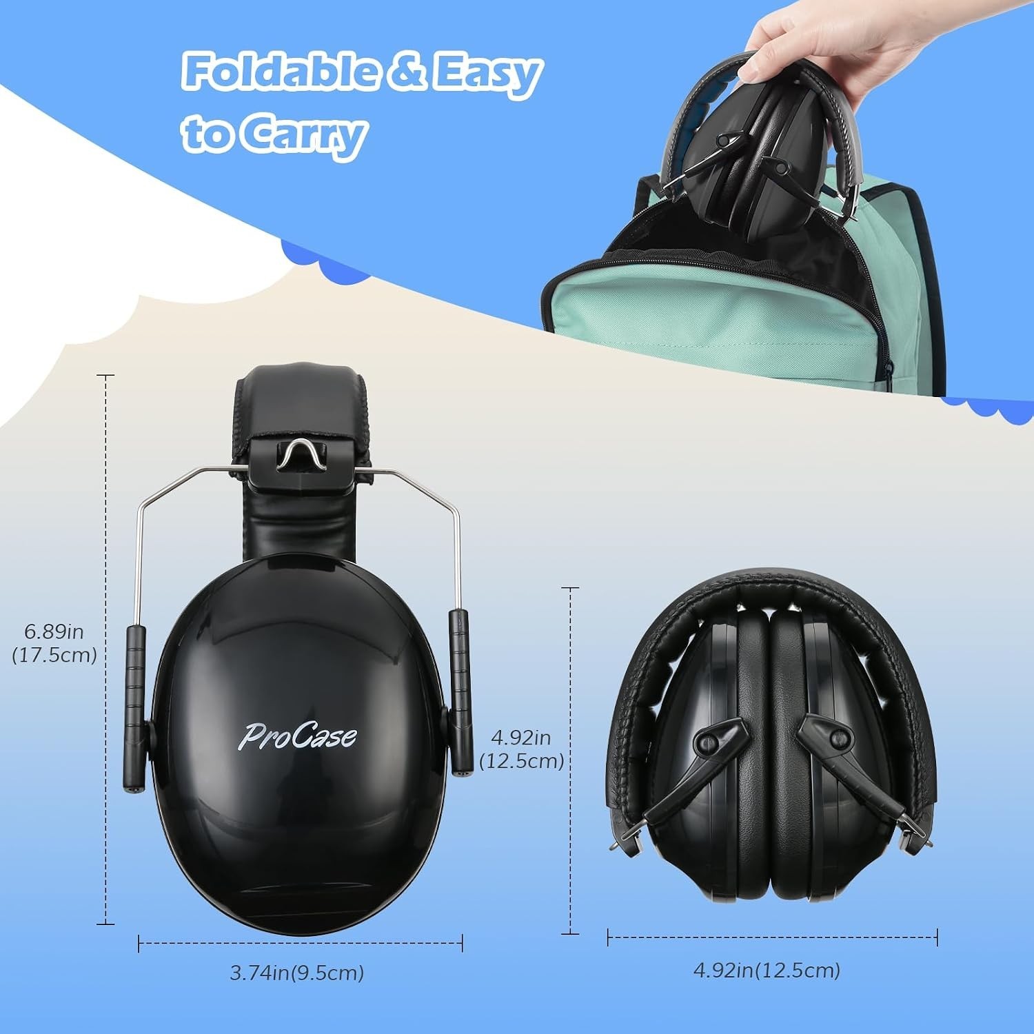 Noise Cancelling Headphones for Kids/Toddlers SNR 27dB Ear Muffs | Hearing Pr…