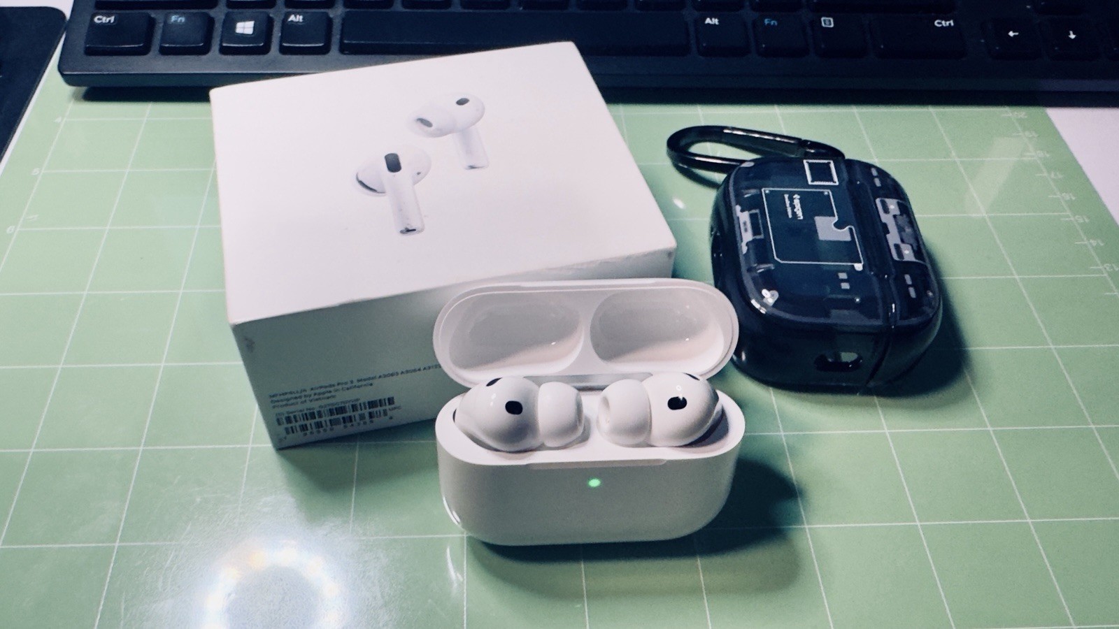 Apple AirPods Pro (3rd Gen) White Bluetooth Earbuds w/ Charging Case + Bonus