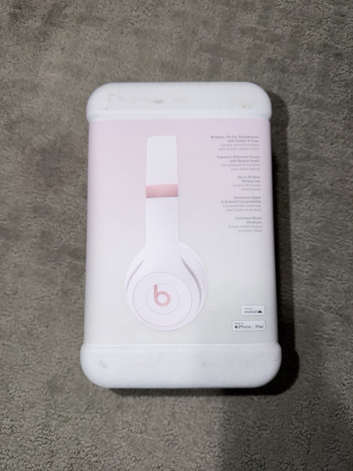 Beats Solo 4 Wireless On-Ear Headphones – Cloud Pink