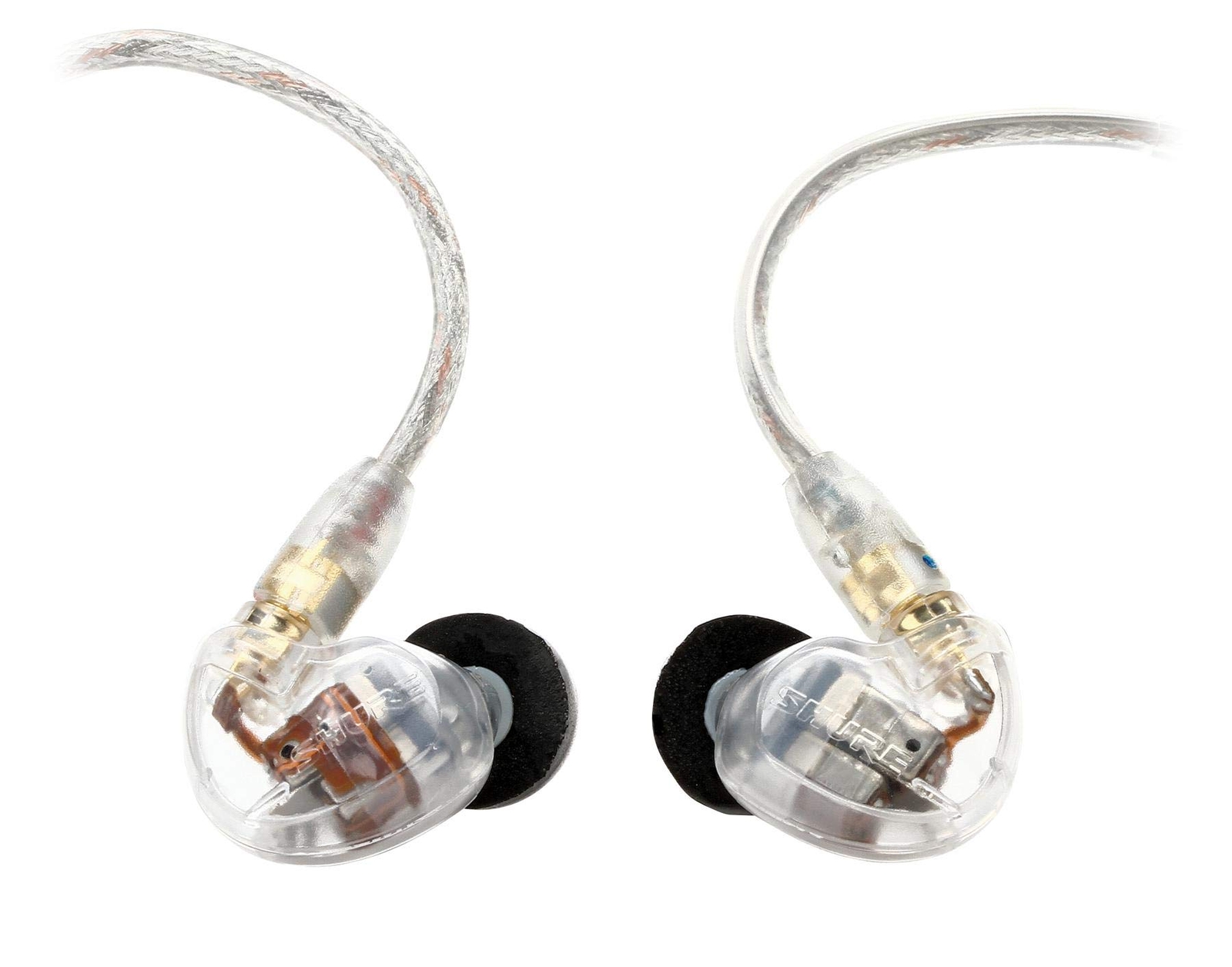 Shure SE535 Pro In-Ear Sound Isolating Earphones, Clear
