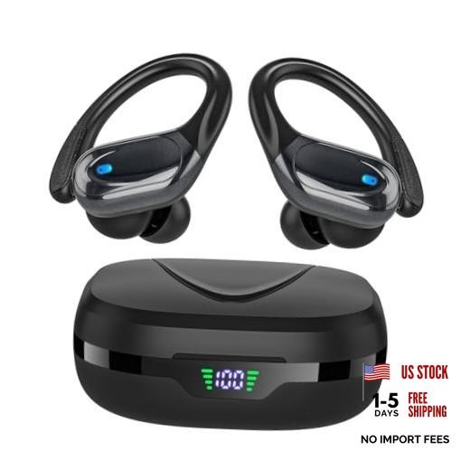 Wireless Earbuds Bluetooth Headphones 80hrs Playback Ear Buds Power Display