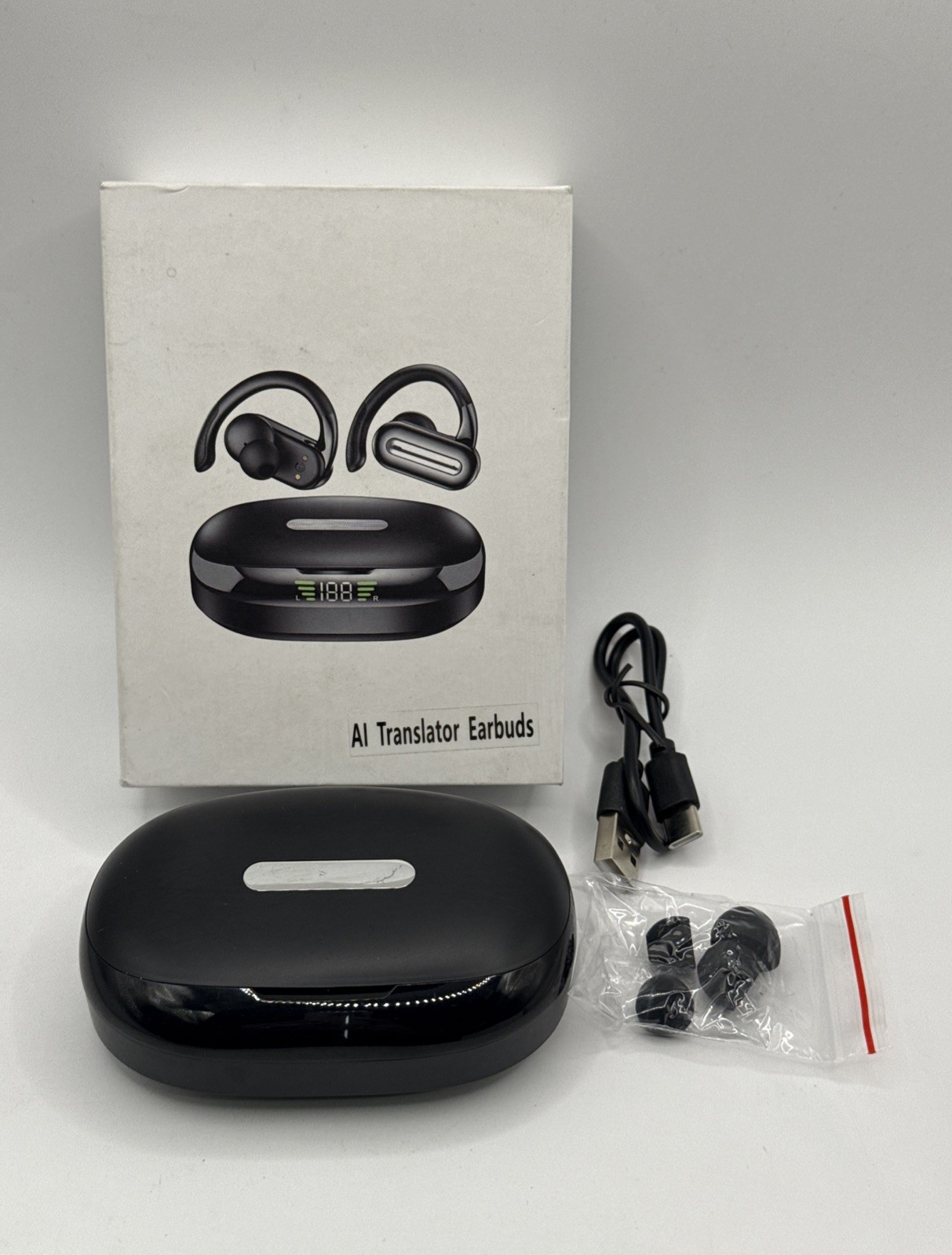 AI Translator Wireless Earbuds SP36 Black New