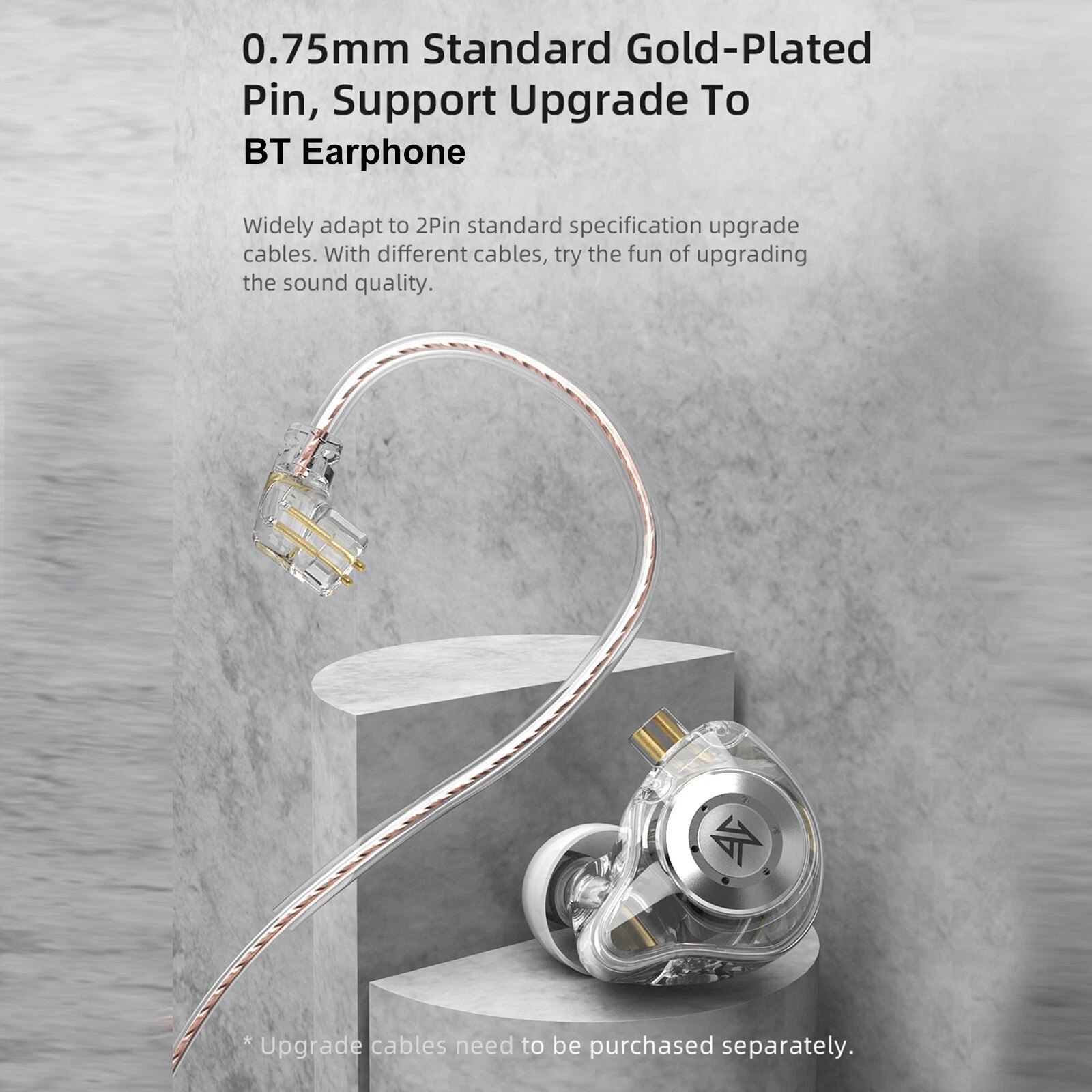 KZ EDX Pro in-Ear Stage Monitor Headphone Dual Magnetic Dynamic Earphones