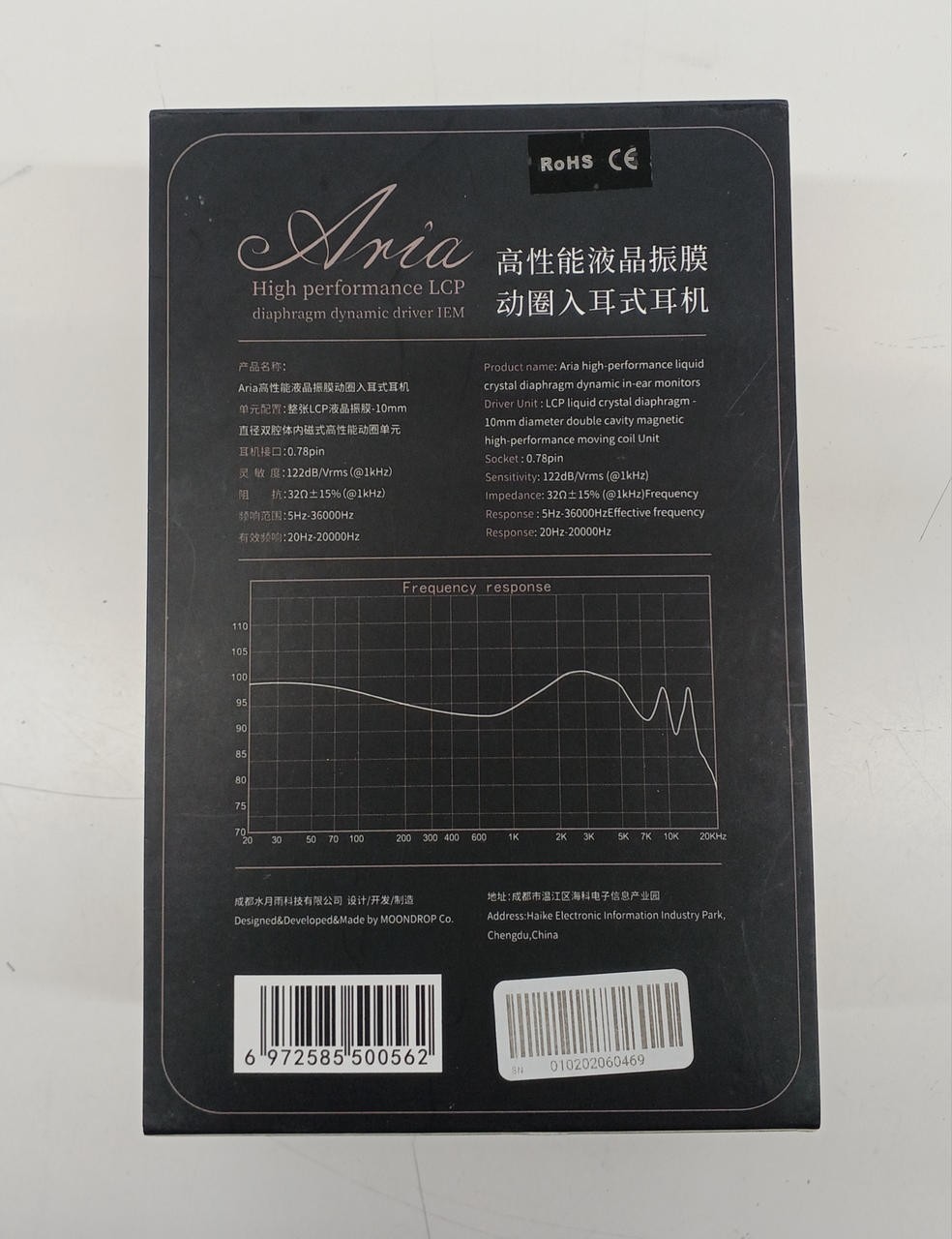 Suigetsu Ame MOONDROP ARIA Earphones 10mm Driver 3.5mm Plug
