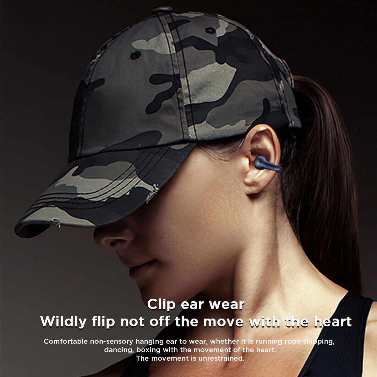 Wireless Bluetooth 5.3 Headset TWS Earphones Earbuds Stereo Headphones Ear Hook