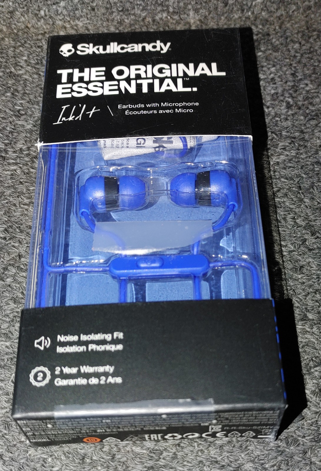 Skullcandy Ink’d + Earbuds with MIC & Remote original essential S2IMY-M686 Blue