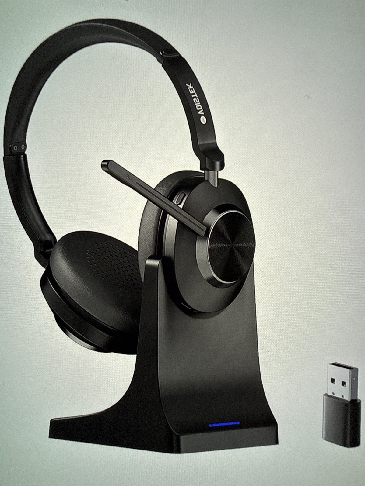 Voistek Wireless Headset with Mic Stereo USB Bluetooth Headphone for PC/Phone