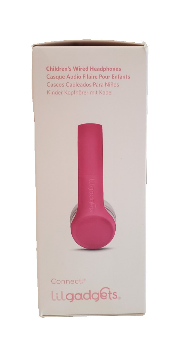 LilGadgets Connect+ Wired Headphones w/Microphone, Vol Limiting, Noise Reduction