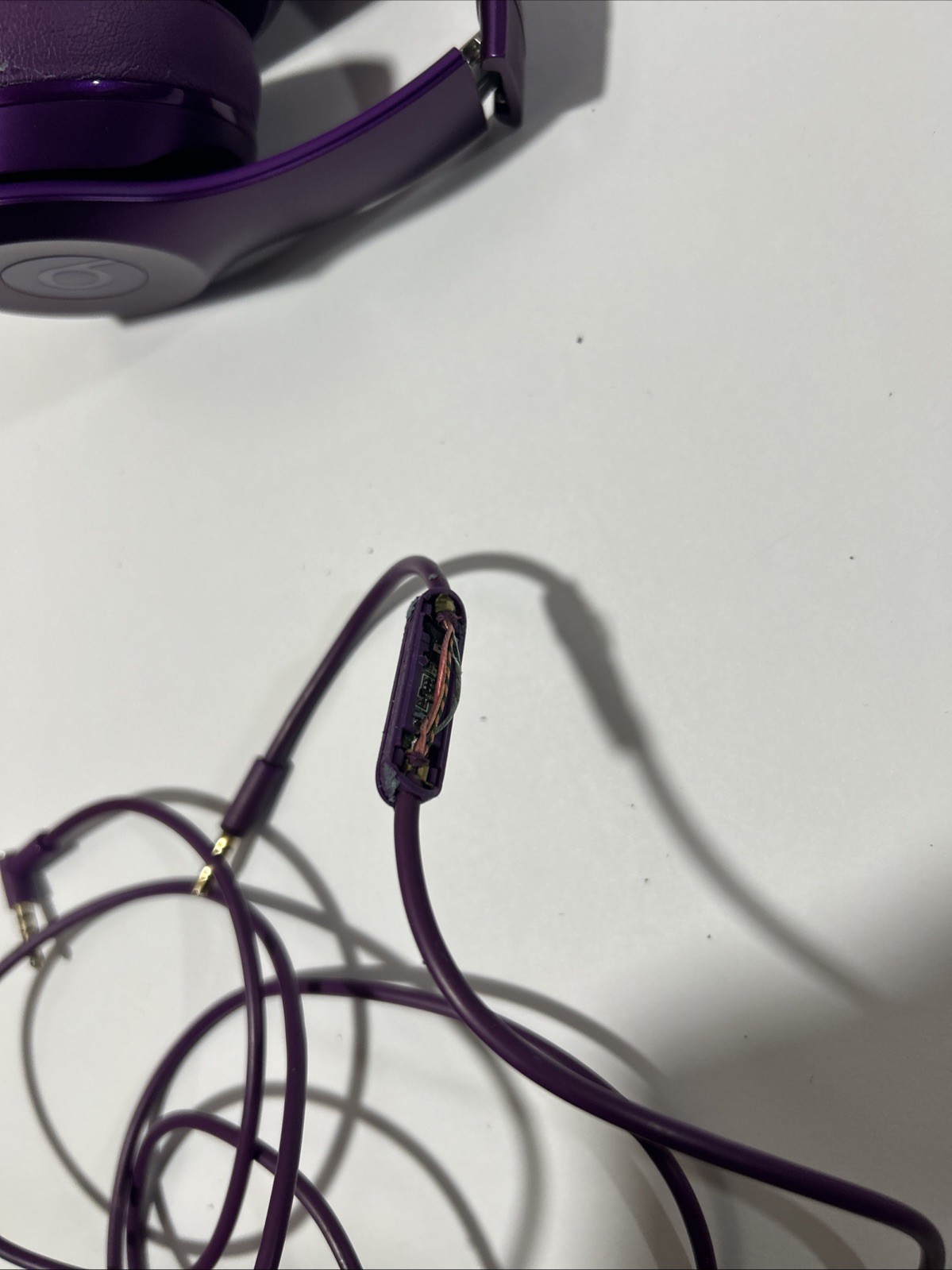 Beats by Dr. Dre Solo2 Headband Wired Headphones – Imperial Violet- (Need Pads)